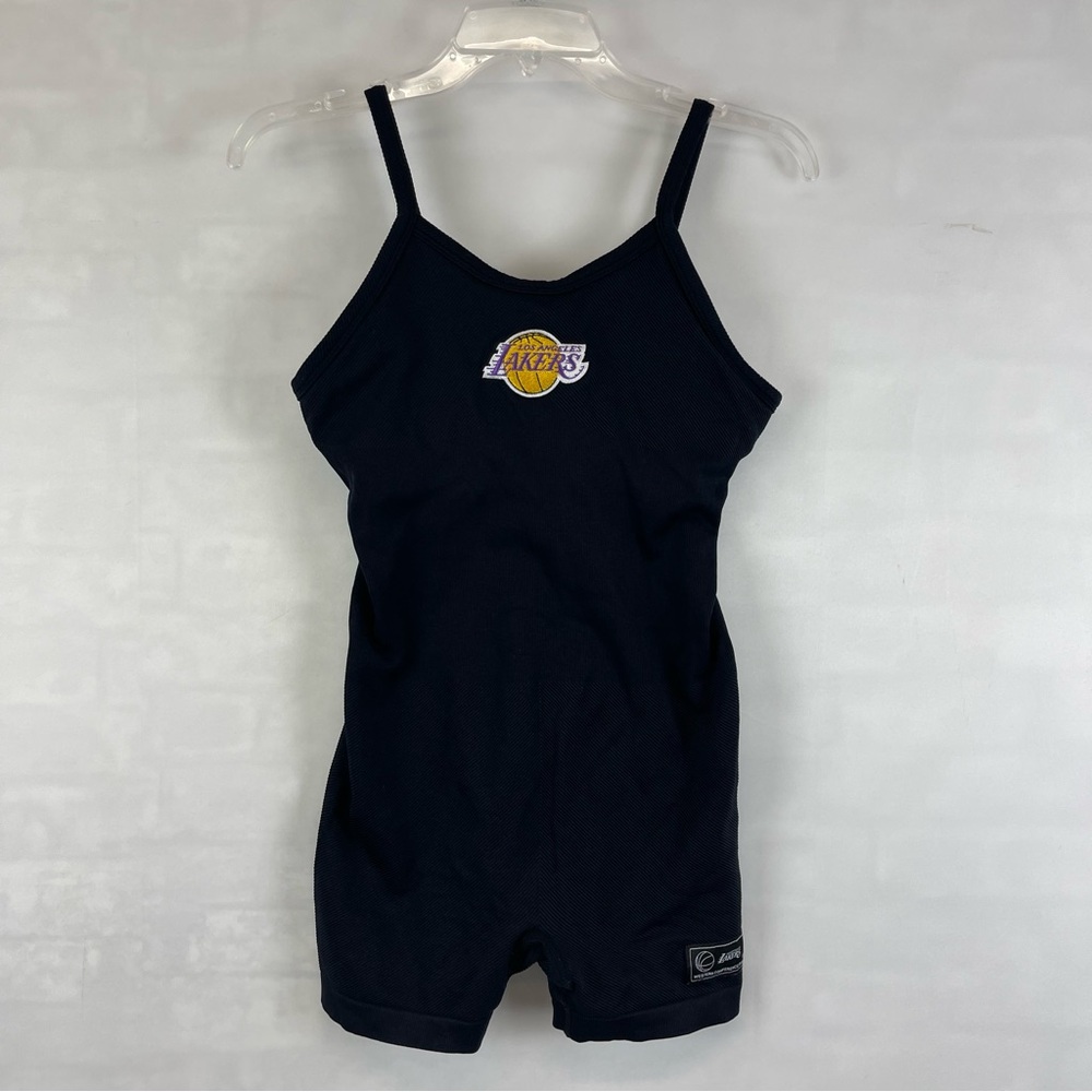 Los Angeles Lakers NBA Women’s Romper‎ Spandex Blend Navy S 6/8 Basketball Logo